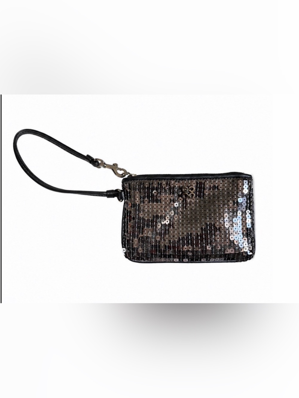 Coach Poppy Sequin Wristlet